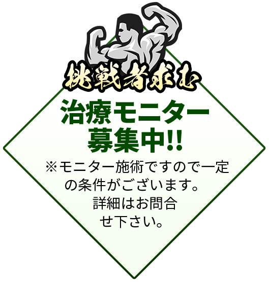 挑戦者求む モニター募集中